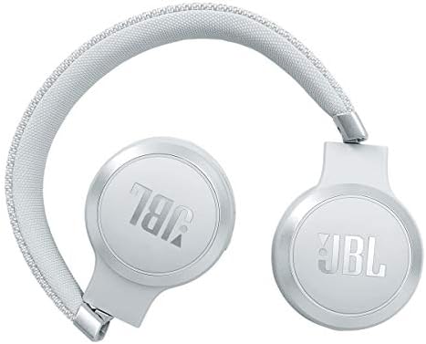 JBL LIVE 460NC - Ruído sem fio cancelando fones de ouvido com longa duração da bateria e controle de assistente de voz - branco