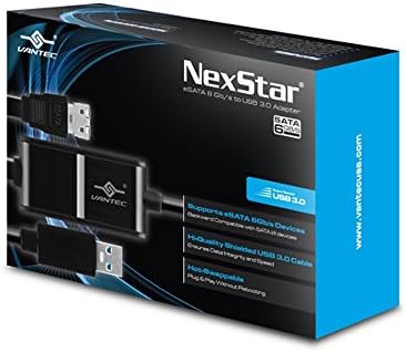Vantec Nexstar ESATA 6GB/S Adaptador USB 3.0