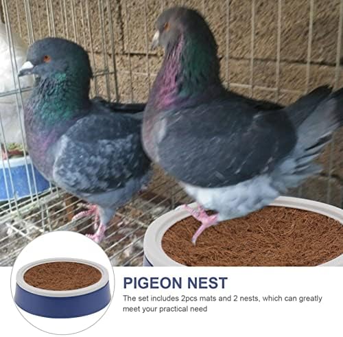Doitool 6 set Bird Hatching Nest Bird Reproding Nest Pigeon Caixa