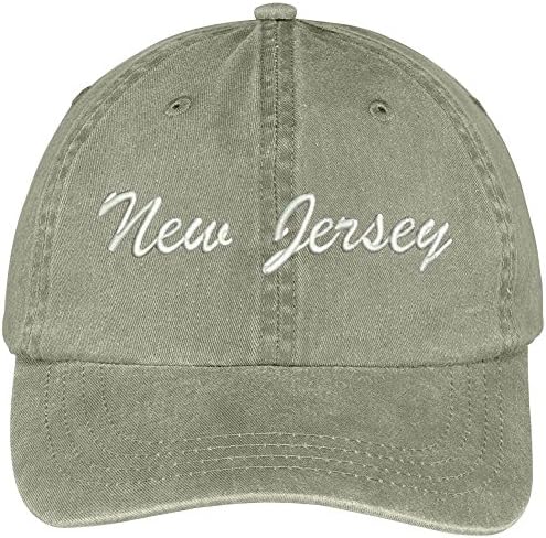 Trendy Apparel Shop New Jersey State Bordado Bordado de Algodão Ajustável Capinho de Algodão