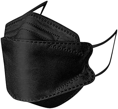 4 Máscara facial da dobra de máscara de proteção descartável KF94 Proteção e segurança para mulheres e homens, cinta ajustável 10/50/100pcs