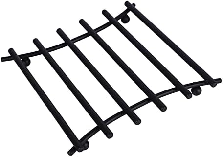 Trivet com revestimento de pó preto