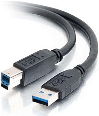 Cabo USB C2G, cabo USB 3.0, cabo USB A a B, 9,84 pés, preto, cabos para ir 54175