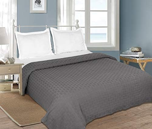 Glamburg de algodão respirável cobertor, cobertores térmicos de algodão Tamanho King - Perfeito para colocar qualquer cama