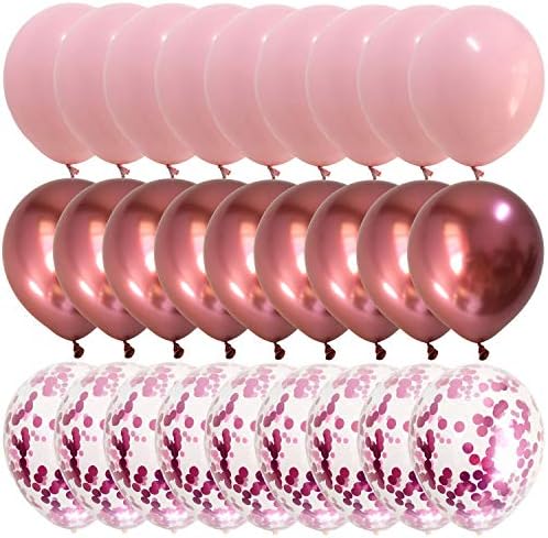 Balões de balões metálicos para festas para casamento de aniversário de aniversário de bebê decorações do dia dos namorados 50packs