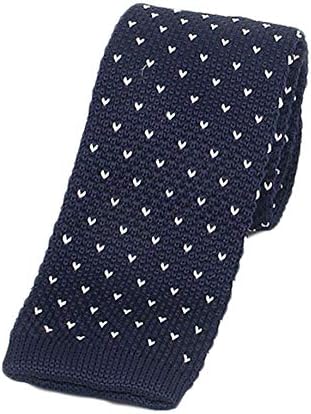 Andongnywell homens e mulheres laços clássicos pretados gravata de malha de galheta listrada gravata lavável cor lisa e lisa