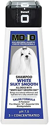 Shampoo profissional de cachorro MD10 - Smootor de sedoso branco