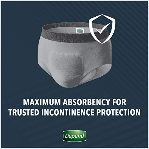 Pacote de proteção completo de dependência: roupas íntimas de incontinência real para homens e guardas de incontinência para homens