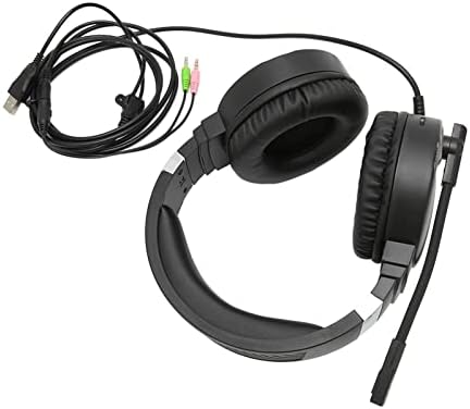 Fone de ouvido de jogo estéreo, fone de ouvido para jogos para Volume Controlável para PC