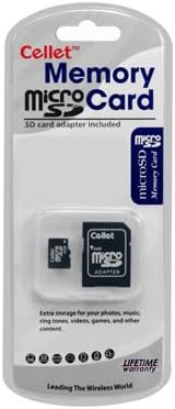 Cartão de memória MicroSD 4GB do celular para telefone LG VX8550 com adaptador SD.