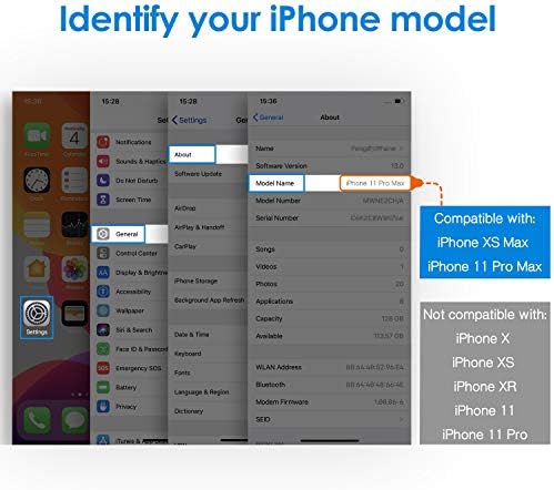Protetor de tela JETECH para iPhone 11 Pro Max e iPhone XS máximo de 6,5 polegadas, filme de vidro temperado, 2-pacote