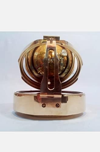Brass antigas náuticas Vintage Sinha natural pesada 4 Brunton Compass by Haider Ali Instruments