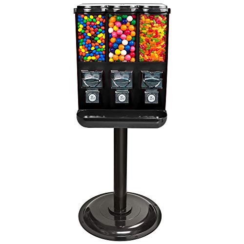 Máquina de venda automática - Gumball e máquina de doces comerciais com máquina de venda automática de triplos com reciações