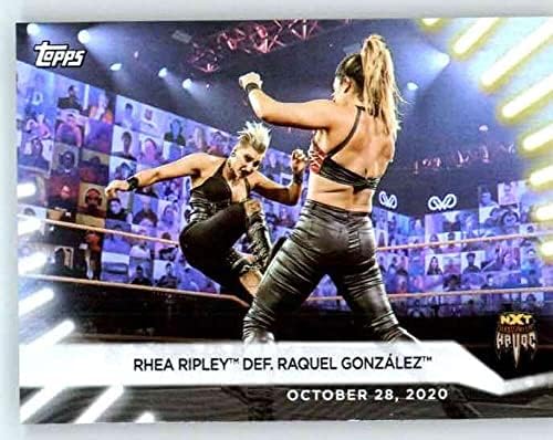 2021 TOPPS WWE Feminina Folha de Rainbow 87 Rhea Ripley Wrestling Trading Card