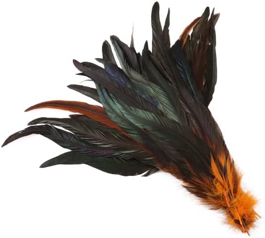 Zamihalaa - 12pcs/lot galo de cauda de cauda de 10 a 14 polegadas de penas de penas tingidas naturais de penas decorativas para artesanato