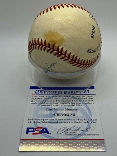 Junior Noboa Indians Angels Expos assinou o Autograph Official Baseball PSA DNA - Bolalls autografados