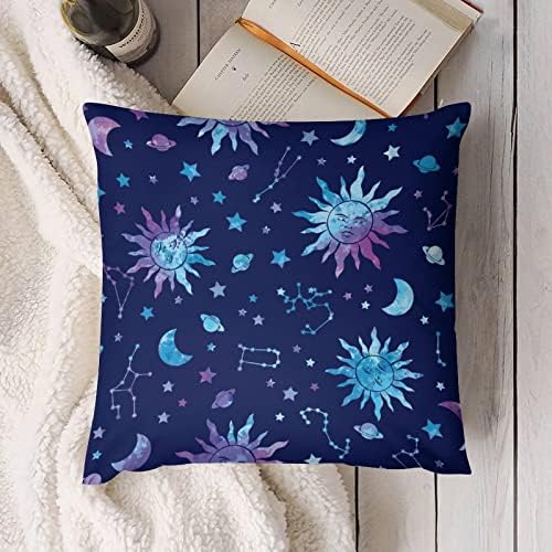 Espaço Galáxia Constelação Tampa de travesseiro Capas de travesseiros Conjunto de 2 estojo de almofada para sofá -sofá