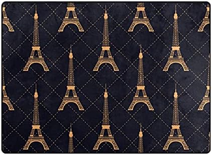 Baxiej Art Eiffel Tower grande tapetes de área macia Berçário Playmat tape