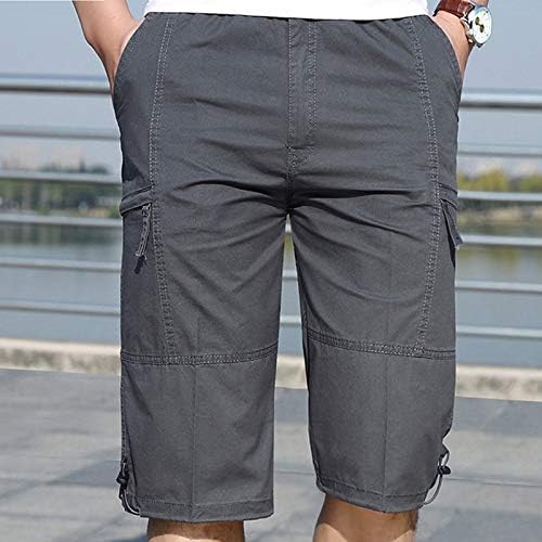 Miashui grande moda casual macacão ao ar livre calça zíper bolso bolso masculino masculino calças