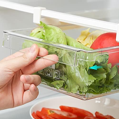 Caixa de armazenamento de plástico Slnfxc Tipo de gaveta da geladeira