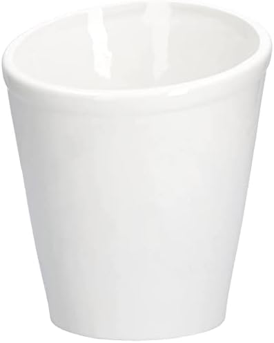 Batentop Hombene Kitchen Utensil Holder, 6,8 de porcelana utensílios de porcelana, abertura em ângulo, para decoração