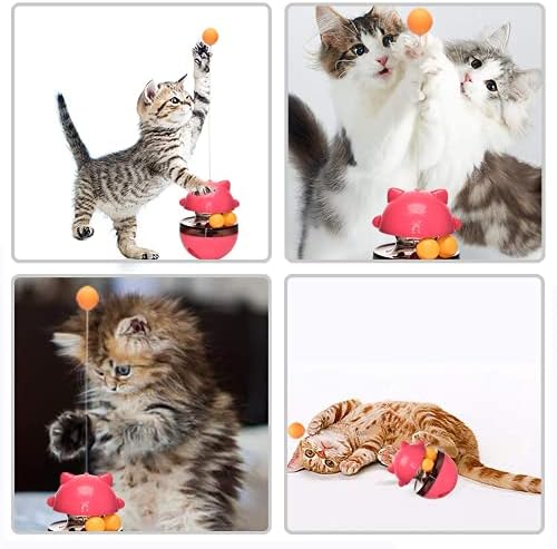 Distribuidor de alimentos para gatos Torda de alimentos para gatos Tream brinquedos Balance de brinquedo Cat Cat