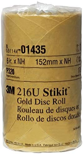 3M 01435 Stikit Gold 6 P320A Grit Disc Roll