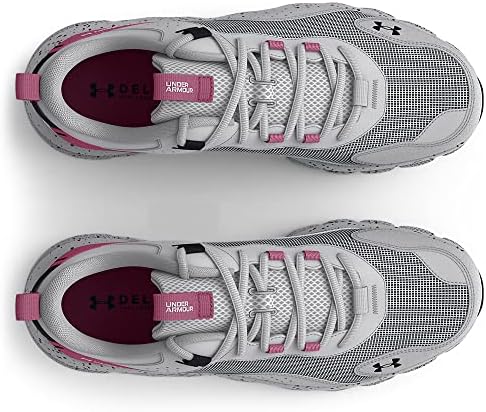 Under Armour Women Charged Verssert Speckle -Sapateiro, Halo Gray/Pace Pink/Halo Gray, 6