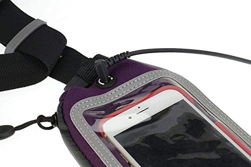 Navitech Purple Mobile Teleple Impermend Running Cisent - Compatível com o Samsung Galaxy S10 5G