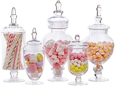 Trexd 5pcs Candy Jar sobremes