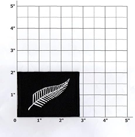 Primeiro, qualquer coisa da bandeira da Nova Zelândia patch de ferro pequeno em bordados para o chapéu camisa de camisa Roupas de mochilas jeans Tamanho de cerca de 2x3 polegadas A101