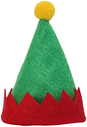 Veemon Christmas Decor Mini Christmas Lollipop Hat Papai Noel Hat Elf Hat Hat Lollipop Candy Candy Capéu de chapéu de
