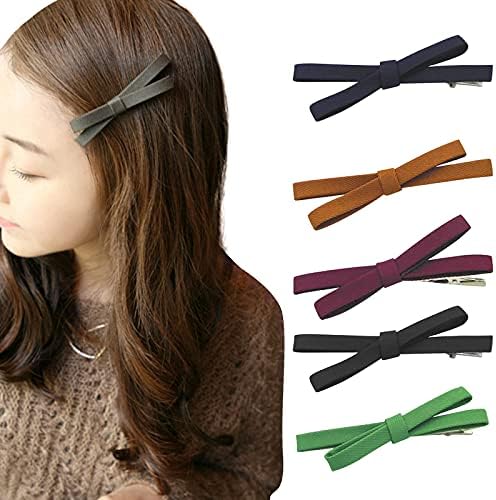 Lariau cabelos fofos para mulheres e meninas Barretas multicoloridas de bowknot para cabelos grossos/finos Kawaii pinos de cabelo de cabelo de cabelo decorativo acessórios de cabelo da moda