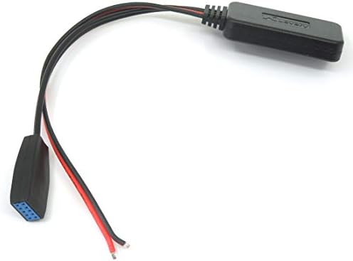 ColorParts Adaptador Bluetooth Audio AUX de carro AUX Cabo de interface de 10 pinos para BMW E46 3-Series 2002-2006