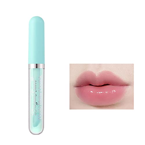 Zitiany Clear Lip Gloss hidratante, esmalte labial a granel Maquiagem nude hidratante para o cargo, namoro, compras