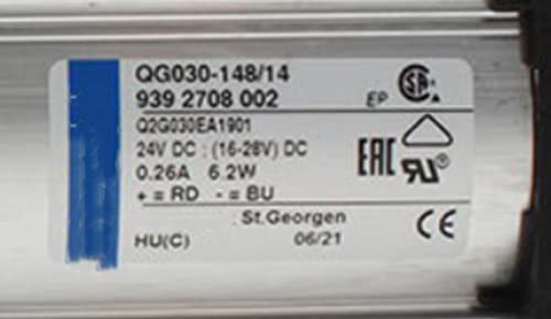 QG030-148/14 24V 0,255A 6,5W de refrigeração