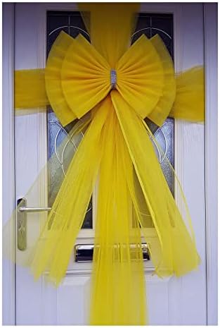Hina Fashion Luxury Door Front Bow Janela elegante arco de Natal, acessório de decorações para festas de casamento