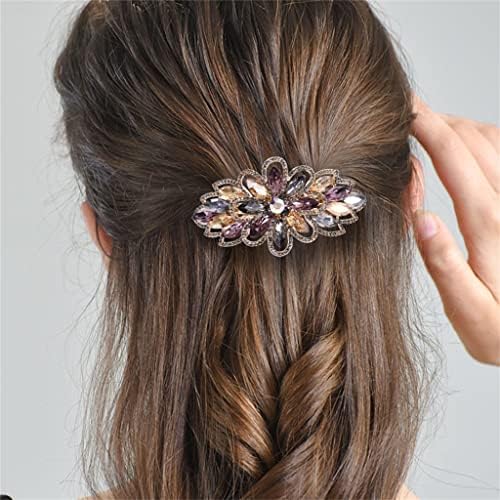 Liuzh Hair Clip -couredled clipe de cabelo cartão de cabelo traseiro da cabeça temperamento Mã