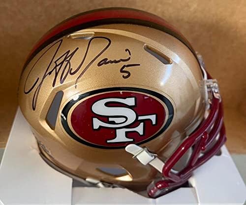 Jeff Garcia 49ers assinou o Mini Speed ​​Helmet PSA 3T61824