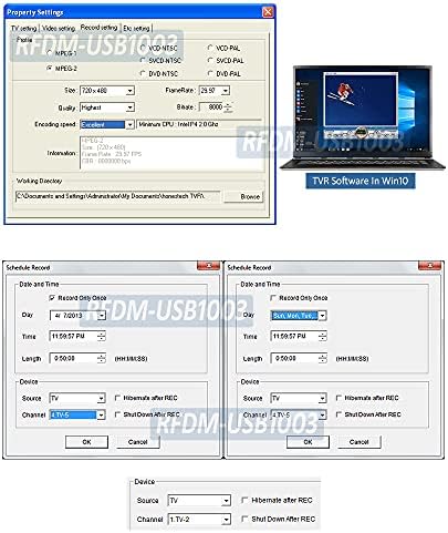 Universal Coax TV para PC Usb TV Tuner DVR Adaptador para satélite CATV