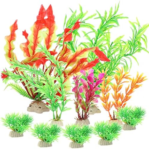 IPETBOOM Green Decor Plants Aquarium Plants Artificial Fish Tank Planta para decoração de aquário Decoração de plantas