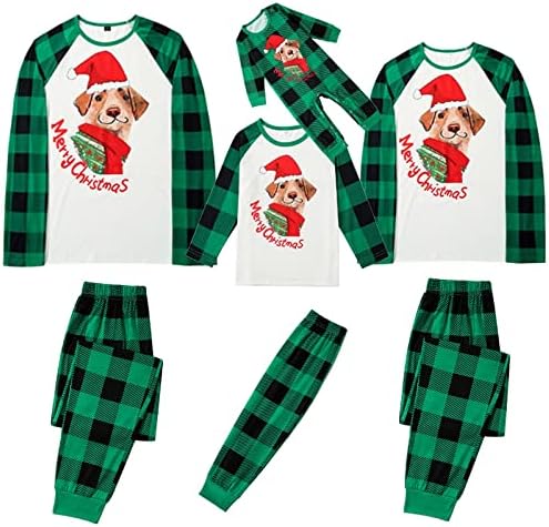 Conjuntos de pijama de Natal em família, Família de roupas de sono de Natal Conjunto de roupas de Natal Combinando Família