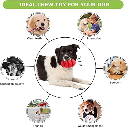 Brinquedos para cães para mastigadores agressivos - Toys de mastigar de cachorro para raça grande, limpeza multifuncional