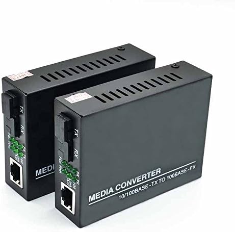 Jeirdus Fast Ethernet duplex sc fibra óptica para rj45 conversor de mídia, 10/100m 2km multimodo