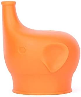 Criança criança bebe bebê portátil elefante elefante silicone reutiliza tampa de xícara tampa de elefante silicone antibowl capa de treinamento infantil tampa de copo de copo