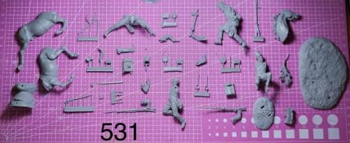 1/32 kit de modelo de resina de batalhas antiga de cavalaria não montada e não pintada peças // wg5x-1