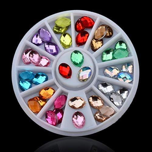 3D Round Light Unh Nail Art Stickers Dicas Glitter Fashion Ferramentas Diy Decoration Stamping