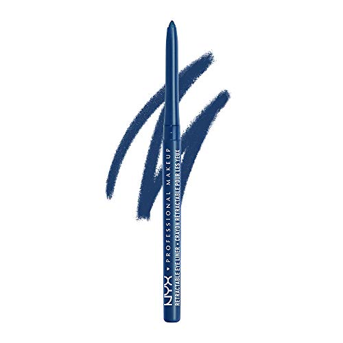 Lápis de delineador mecânico de maquiagem profissional NYX, azul profundo