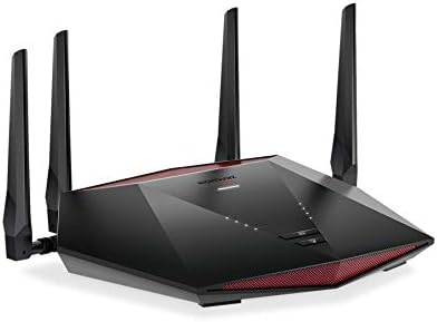 NetGear Nighthawk Pro Gaming WiFi 6 Router 6-stream AX5400 Velocidade sem fio | Dumaos 3.0 otimiza as conexões do servidor