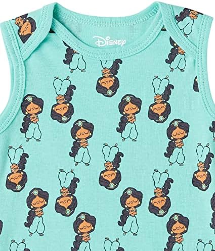 Essentials Disney | Guerra nas Estrelas | Princess Baby Girls 'sem mangas roupas, pacote de 6